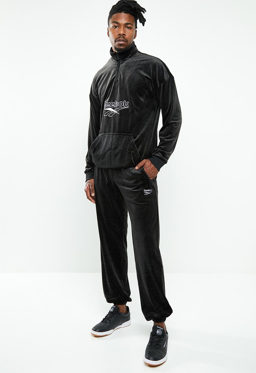 Reebok Classic - CL v velour pant - black