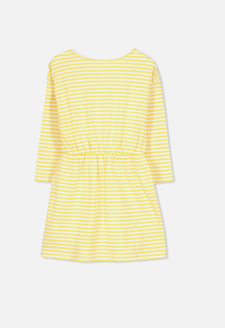 Cotton On - Mara long sleeve dress - yellow