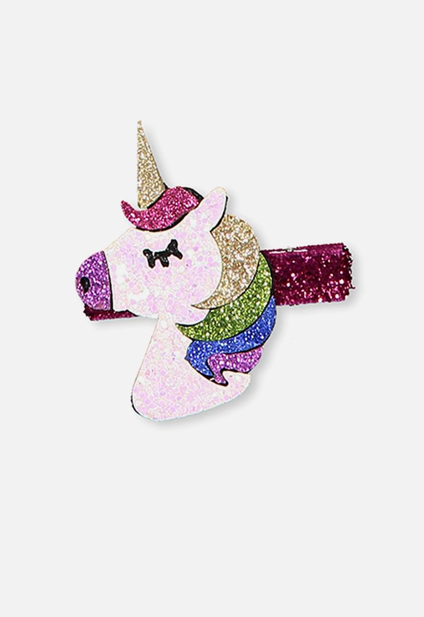 Cotton On - Party unicorn glitter hairclips - multi