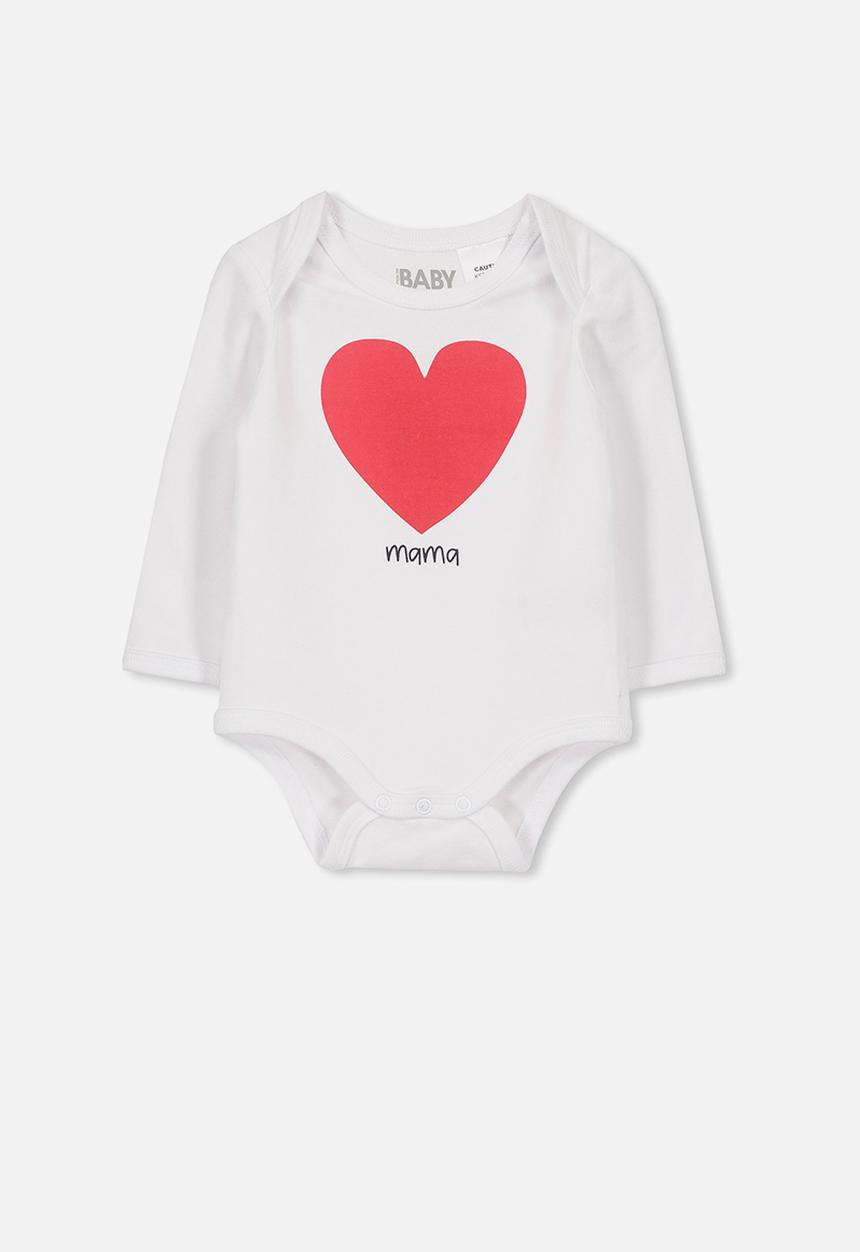 Cotton On - Long sleeve bubby - white