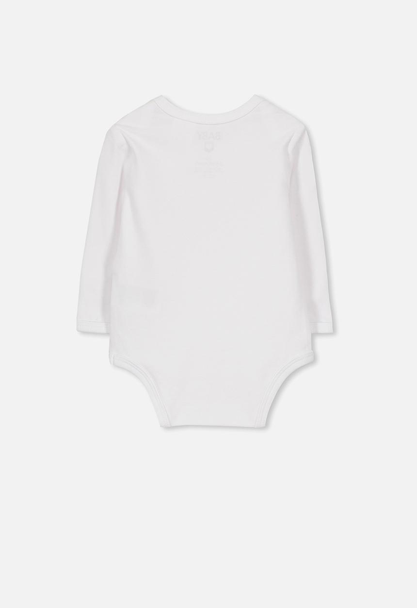 Cotton On - Long sleeve bubby - white