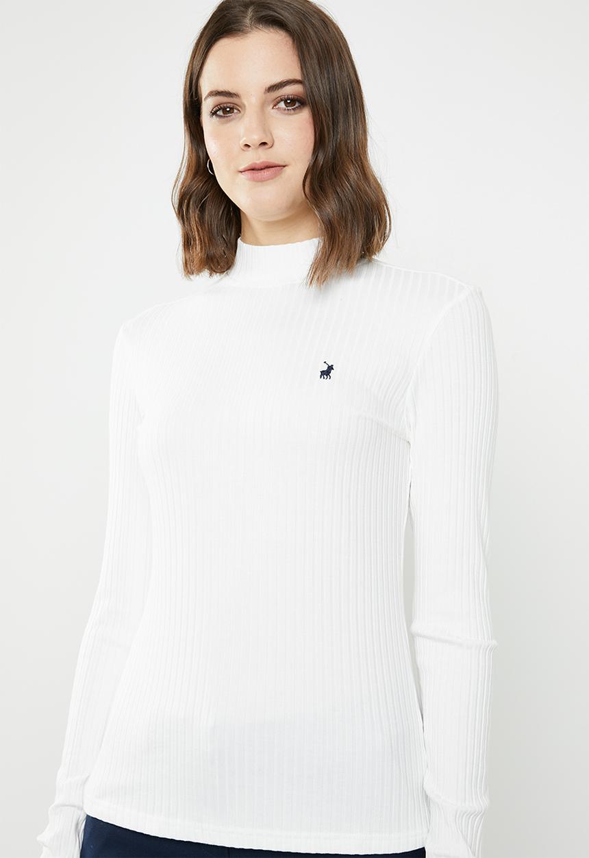 POLO - Sabrina turtle neck - white