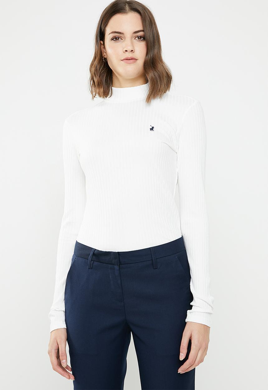 POLO - Sabrina turtle neck - white
