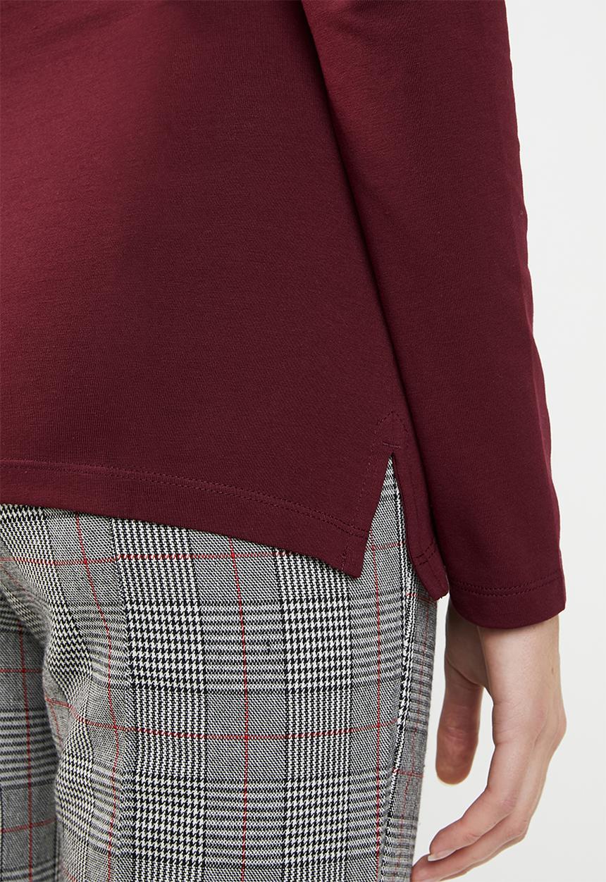 POLO - Emily pony tee - burgundy