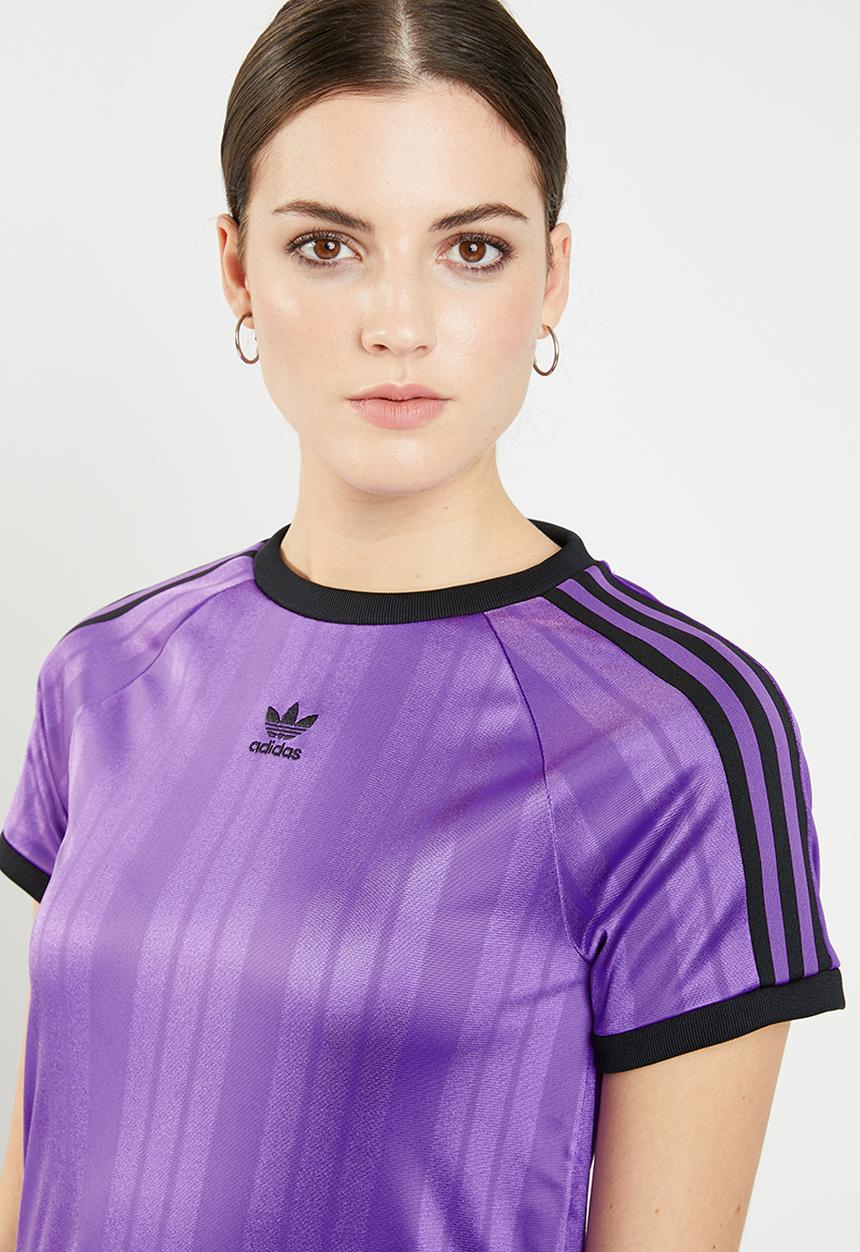 adidas Originals - Sporty playsuit - purple & black