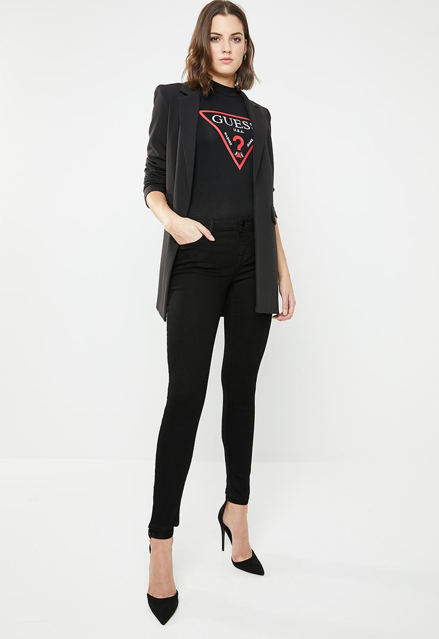 GUESS - Guess power low skinny jeans - black