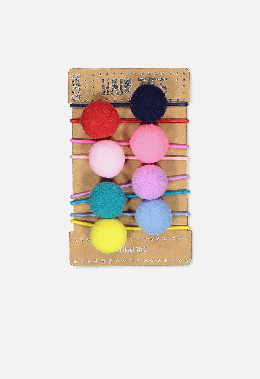 Cotton On - Knot messy hairties - multi