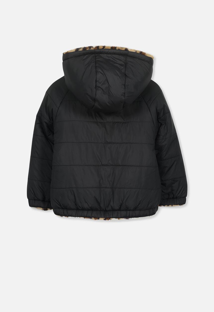 Cotton On - Clara reversible puffer - black & brown
