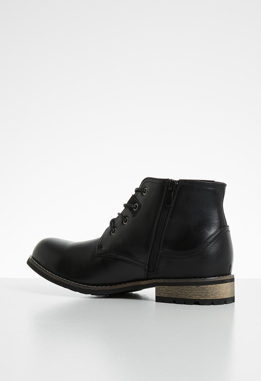 UrbanArt - Vivlite lace-up boot - black