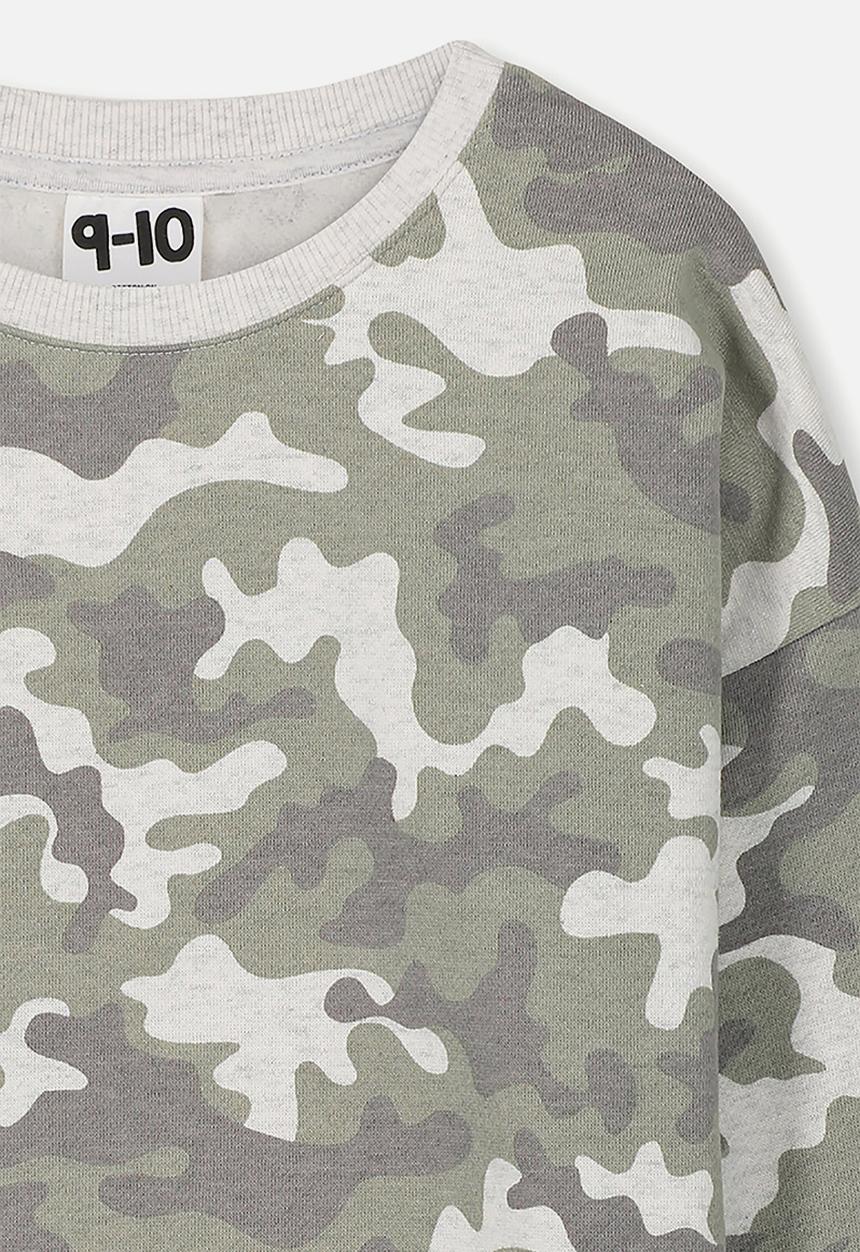 Cotton On - Sage crew - green & grey