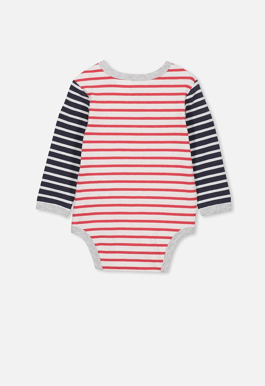 Cotton On - Mini long sleeve bubbysuit - multi