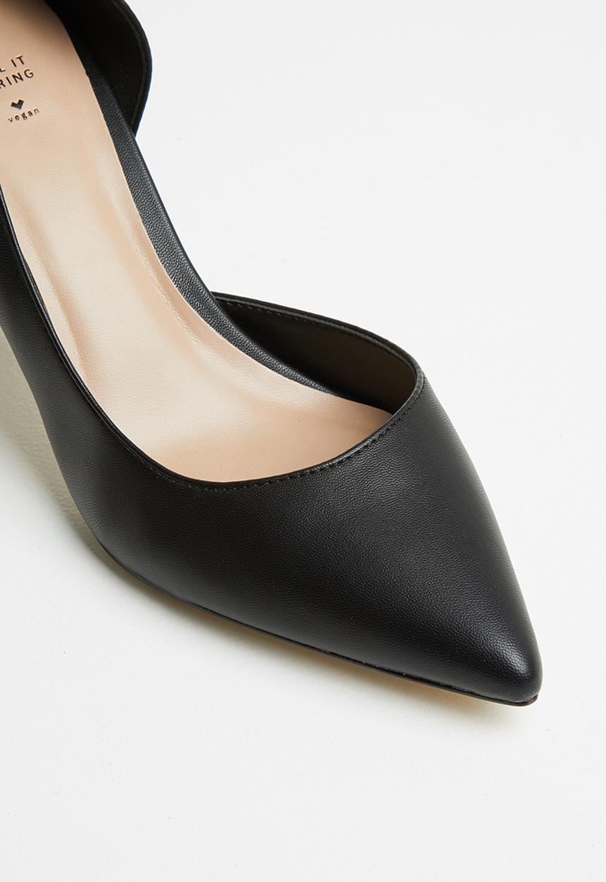 Call It Spring - Victoria court heel - black