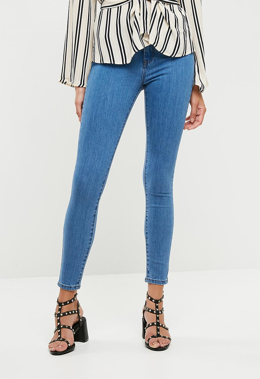 Missguided - Sinner 5 pocket skinny - blue