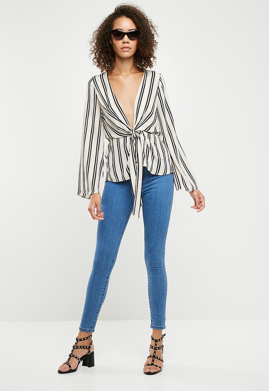 Missguided - Sinner 5 pocket skinny - blue
