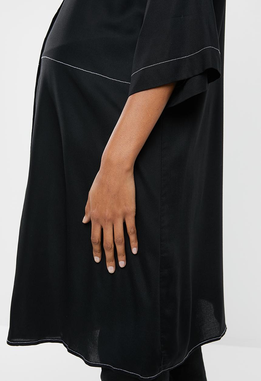 edit Maternity - Boxy fit shirt - black 
