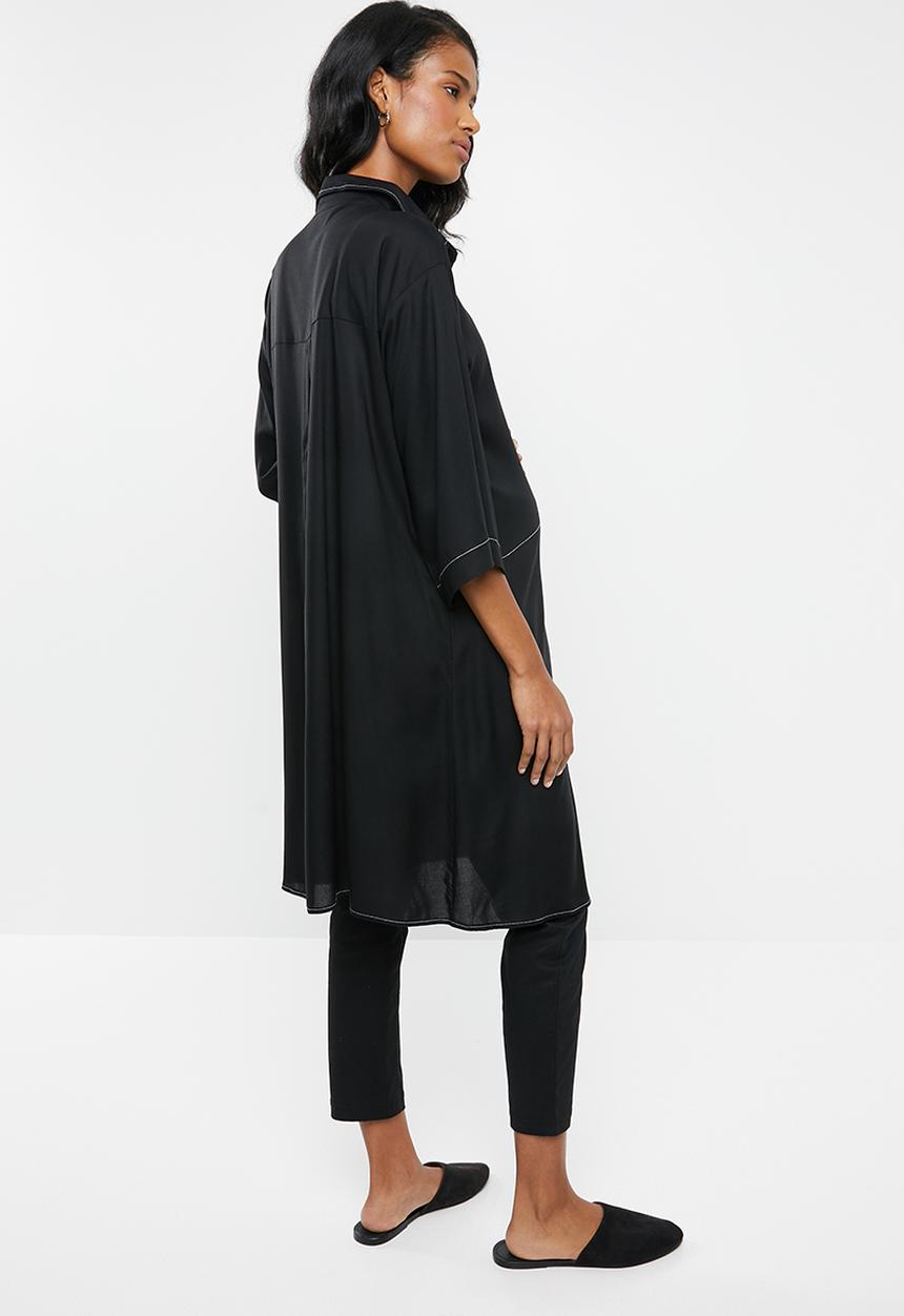 edit Maternity - Boxy fit shirt - black 