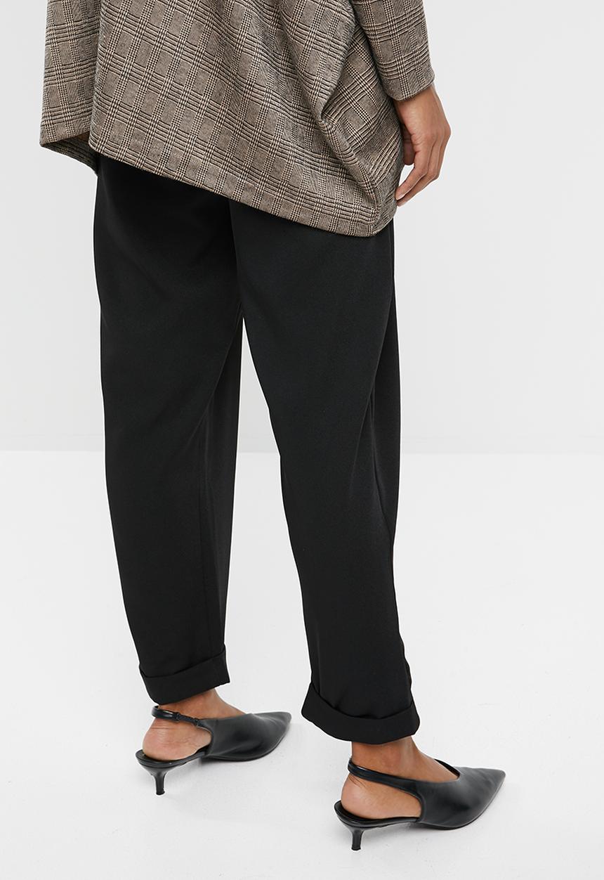 edit Maternity - Bow detail pant - black