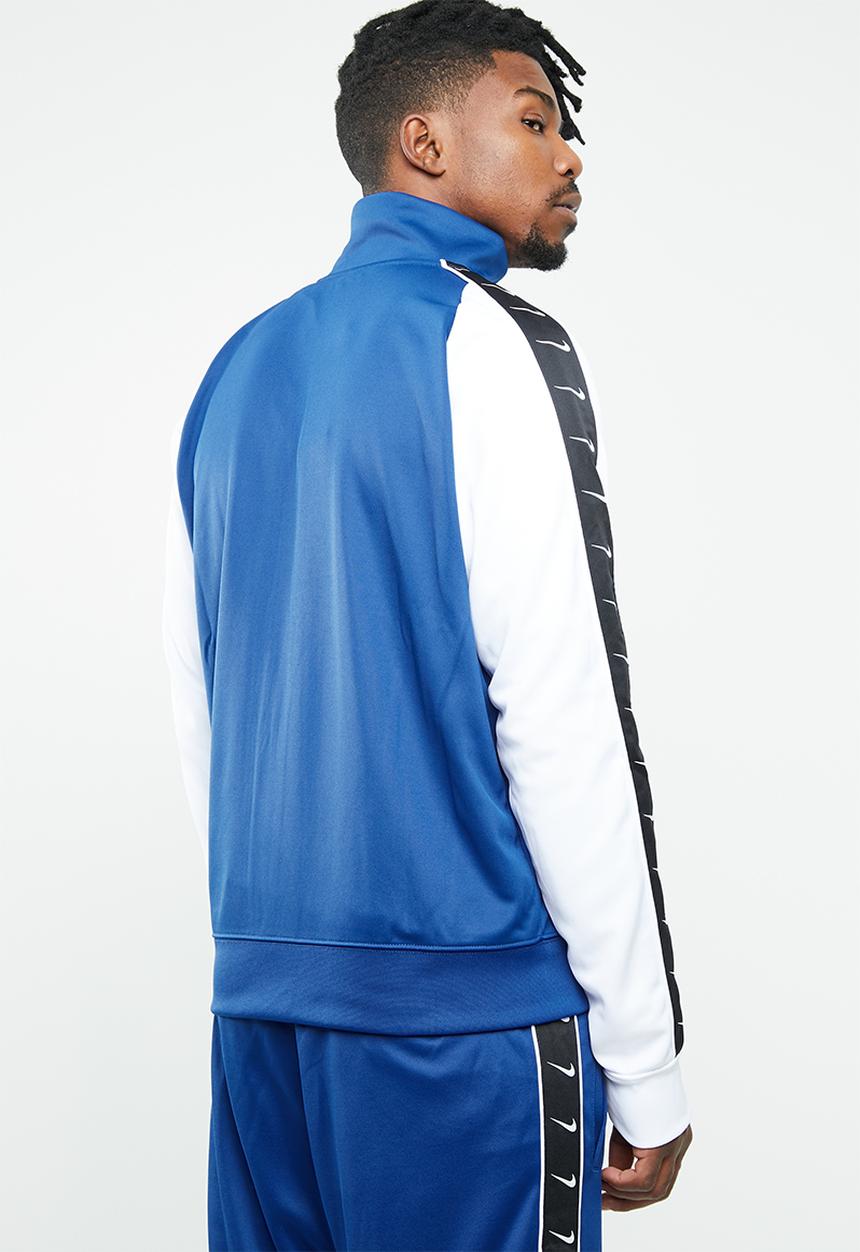 Nike - Nsw hbr jacket pk statement - blue & white 