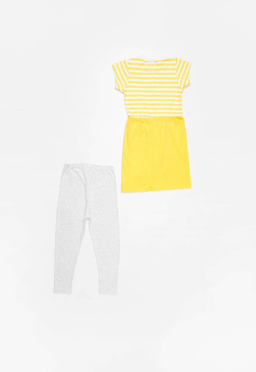 Superbalist - Dress with leggings - yellow 