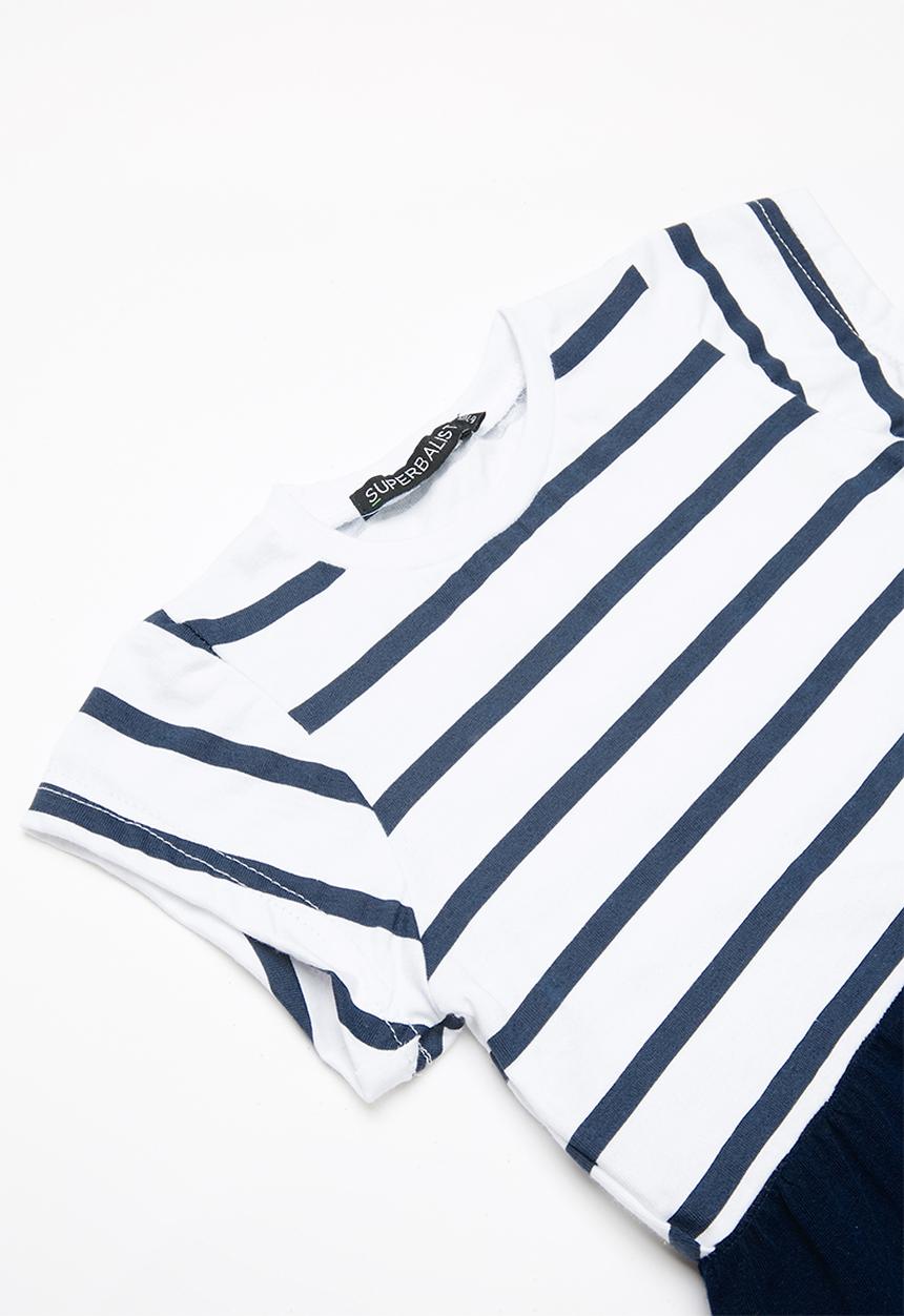 Superbalist - Smock knit dress with leggings - navy & red