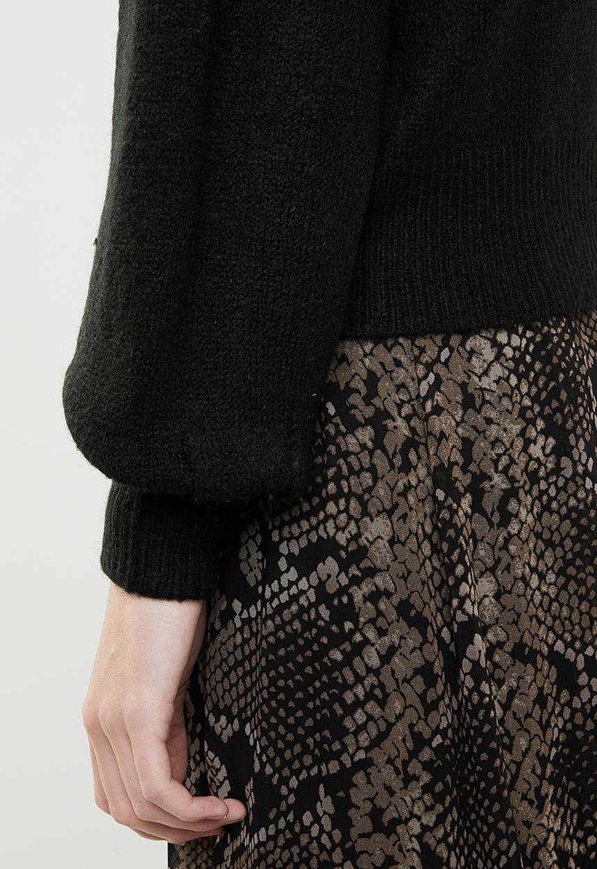 Vero Moda - Dalo long sleeve V-neck cardigan - black