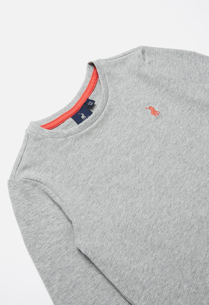 POLO - Classic long sleeve tee - grey