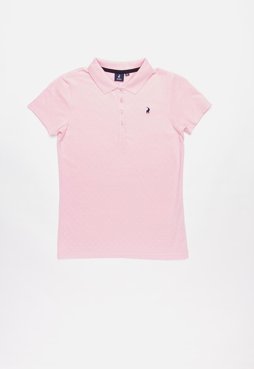 POLO - Zoe printed golfer - pink 