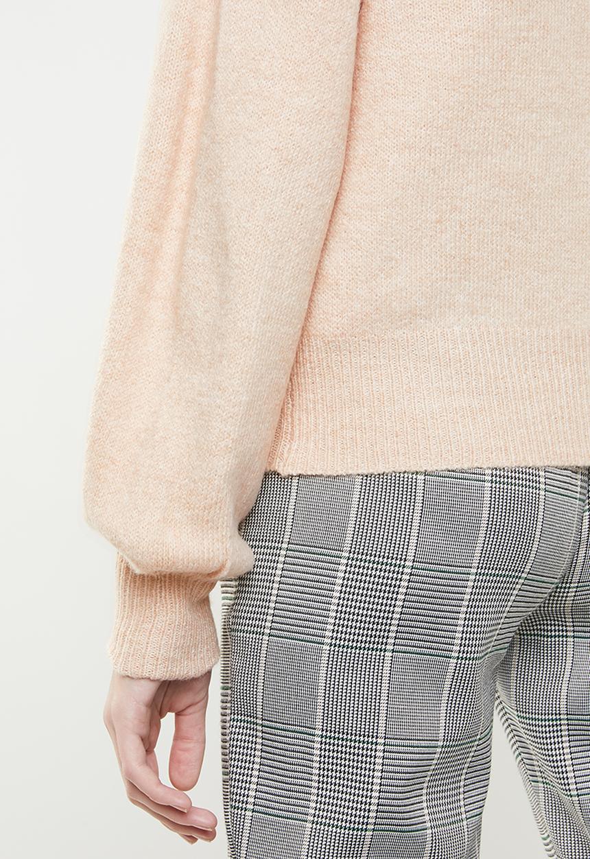Vero Moda - Dalo long sleeve V-neck cardigan - peach 