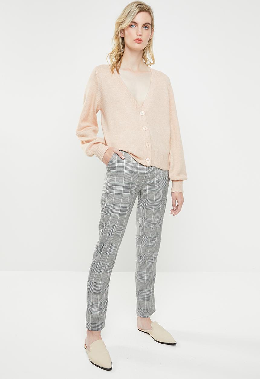 Vero Moda - Dalo long sleeve V-neck cardigan - peach 