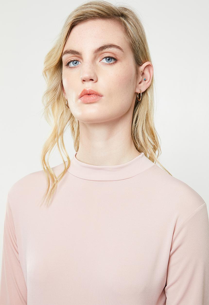 Superbalist - Draw-cord bodycon dress - pink