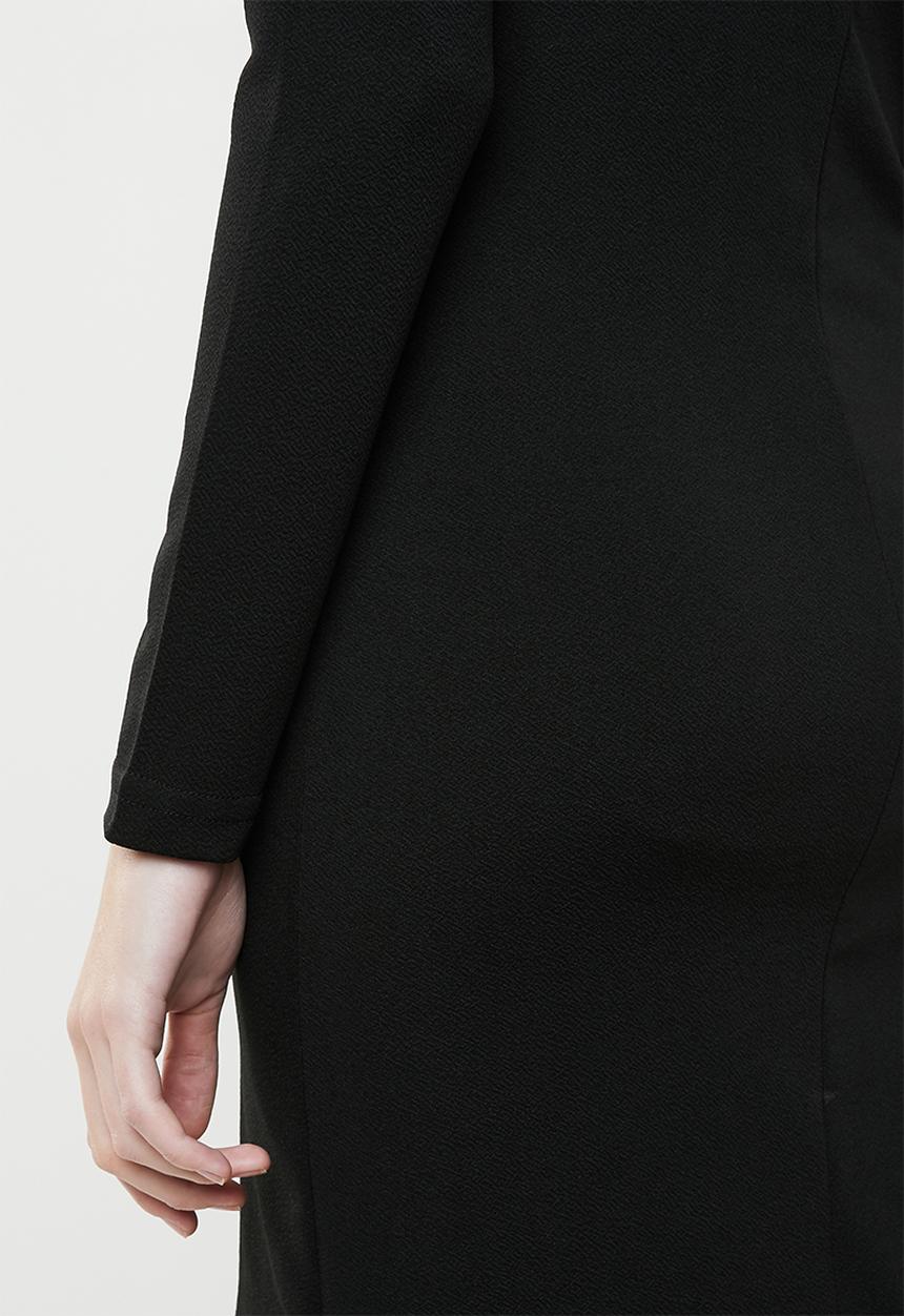 Superbalist - Tie front bodycon - black