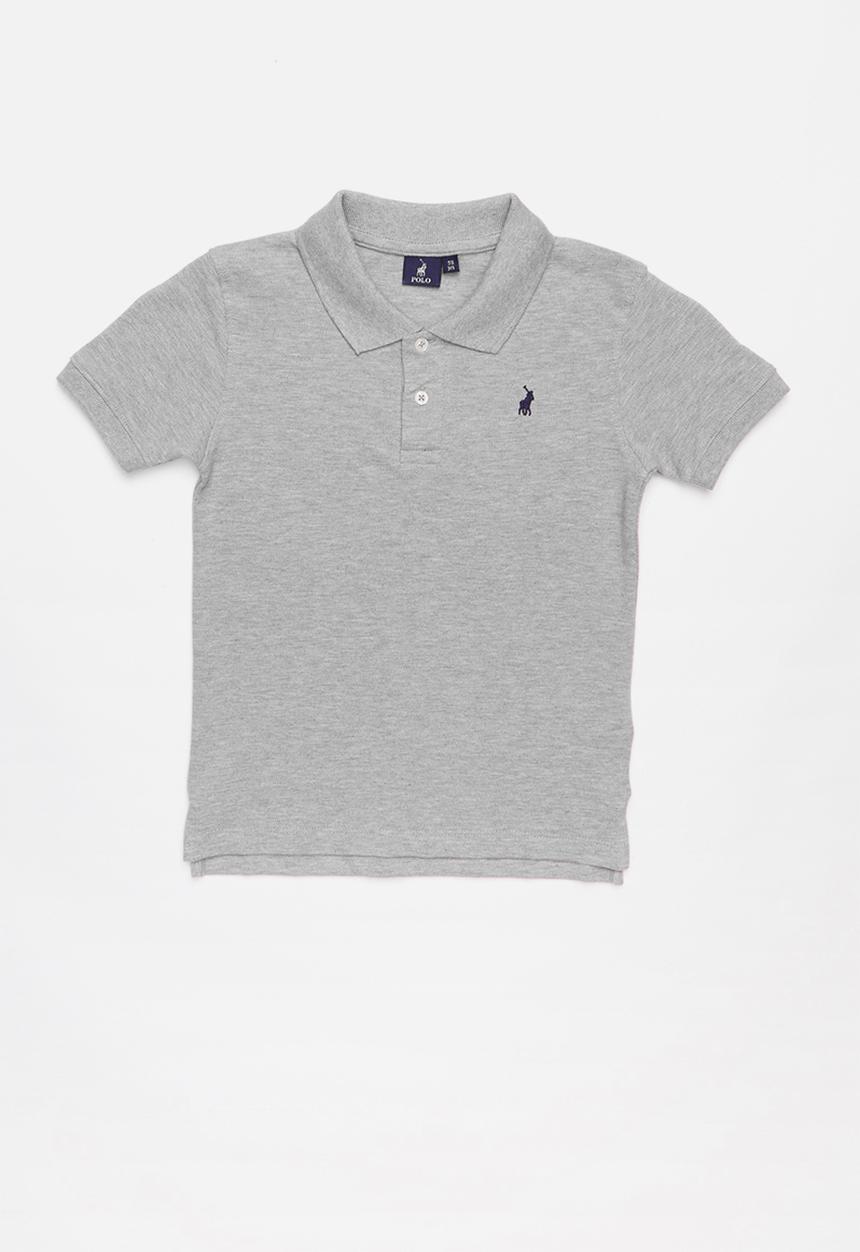 POLO - Classic short sleeve golfer - grey