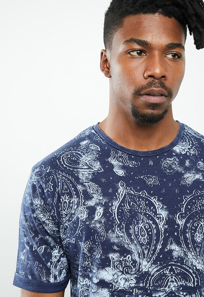 Only & Sons - Glen short sleeve tee - blue 