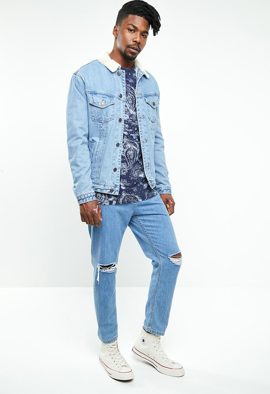 Only & Sons - Glen short sleeve tee - blue 