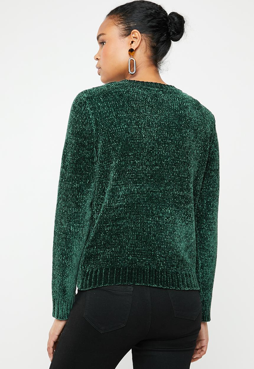 Jacqueline de Yong - Long sleeve pullover - green