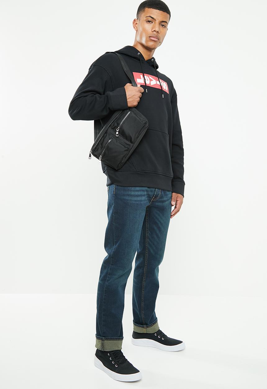 Levi’s® - Oversized graphic hoodie boxtab po - black