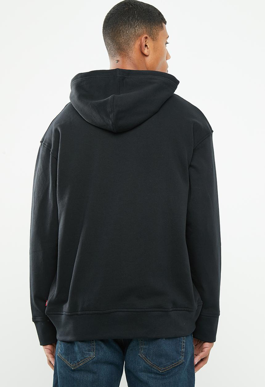 Levi’s® - Oversized graphic hoodie boxtab po - black
