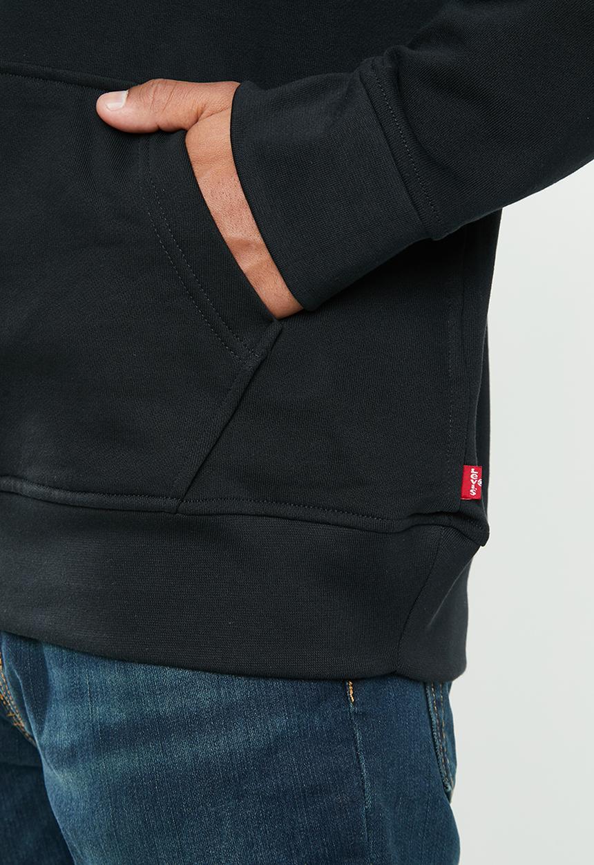Levi’s® - Oversized graphic hoodie boxtab po - black