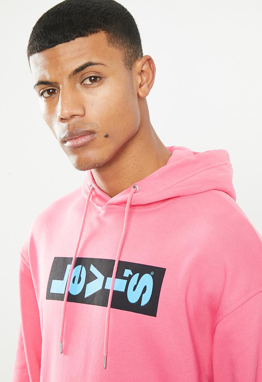 Levi’s® - Oversized graphic hoodie boxtab po - pink