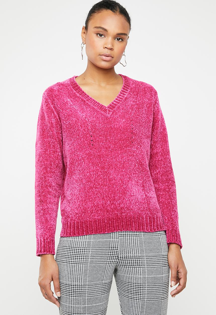 Jacqueline de Yong - Long sleeve pullover - pink