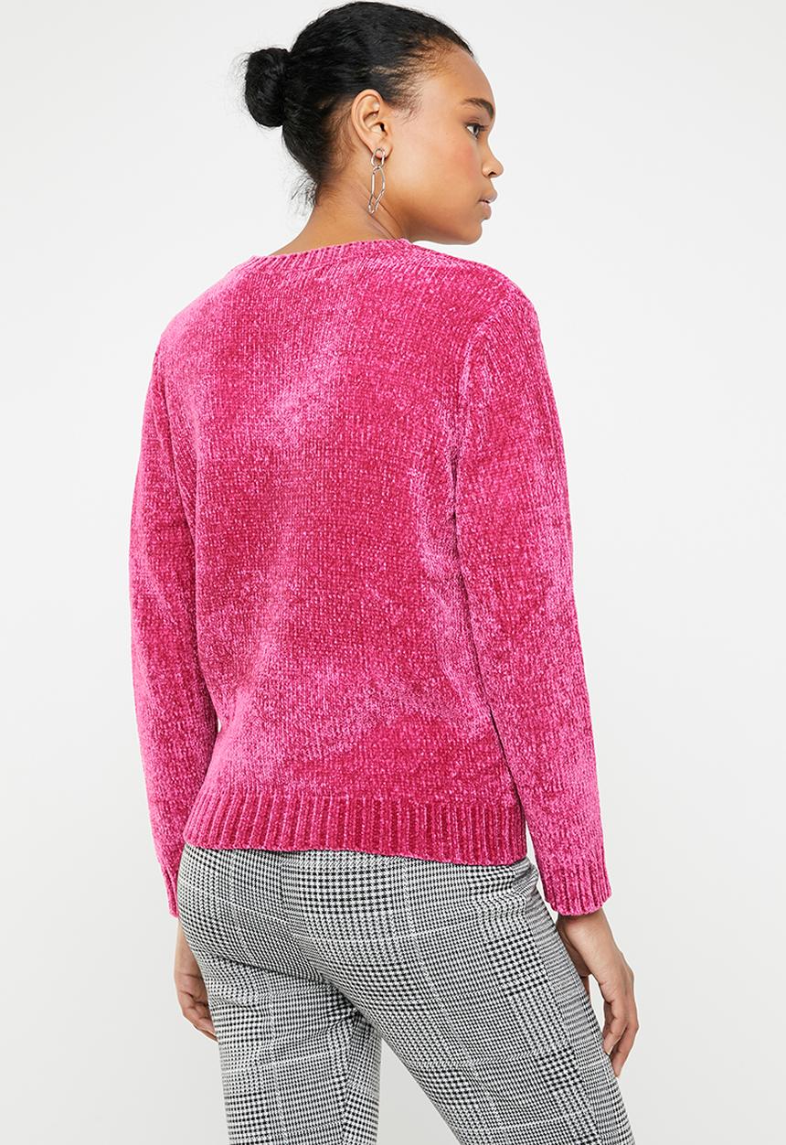 Jacqueline de Yong - Long sleeve pullover - pink