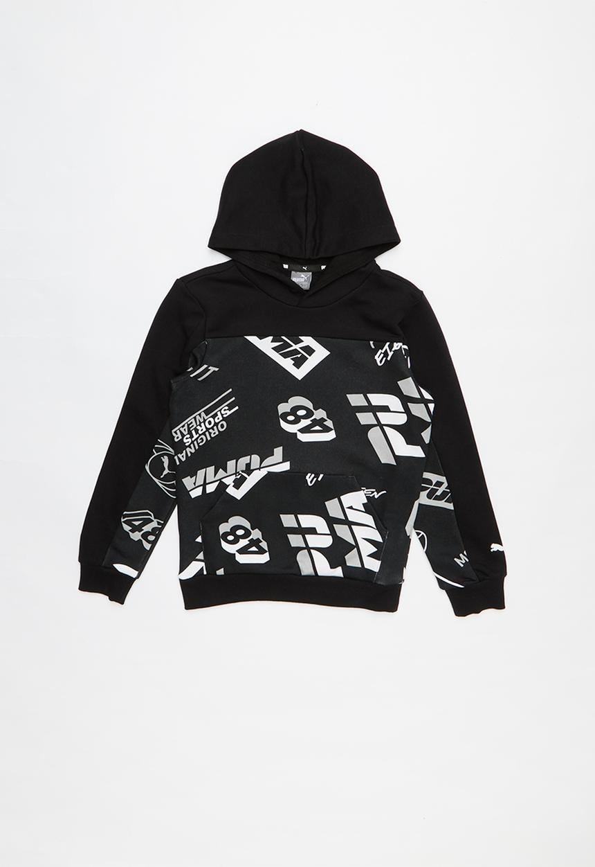 PUMA - Long sleeve  hoodie - black
