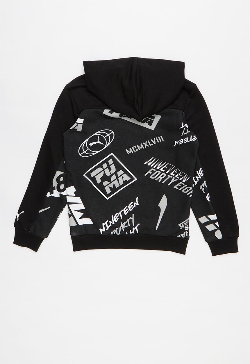 PUMA - Long sleeve  hoodie - black