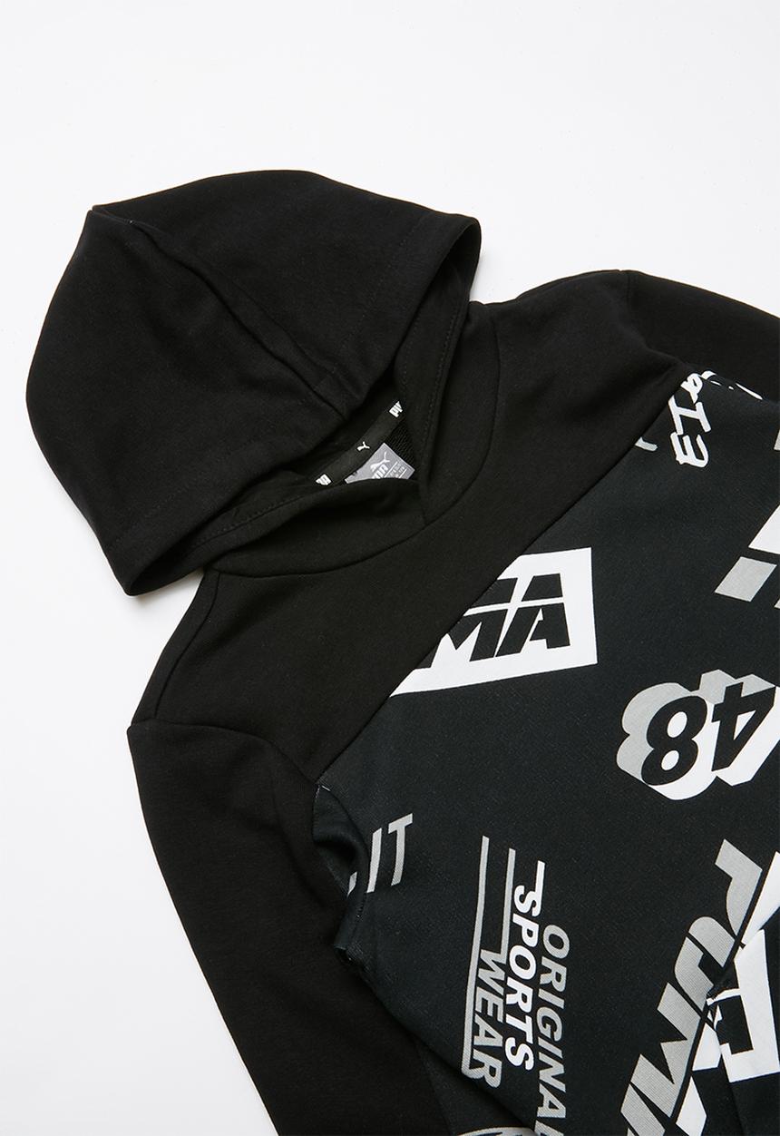 PUMA - Long sleeve  hoodie - black
