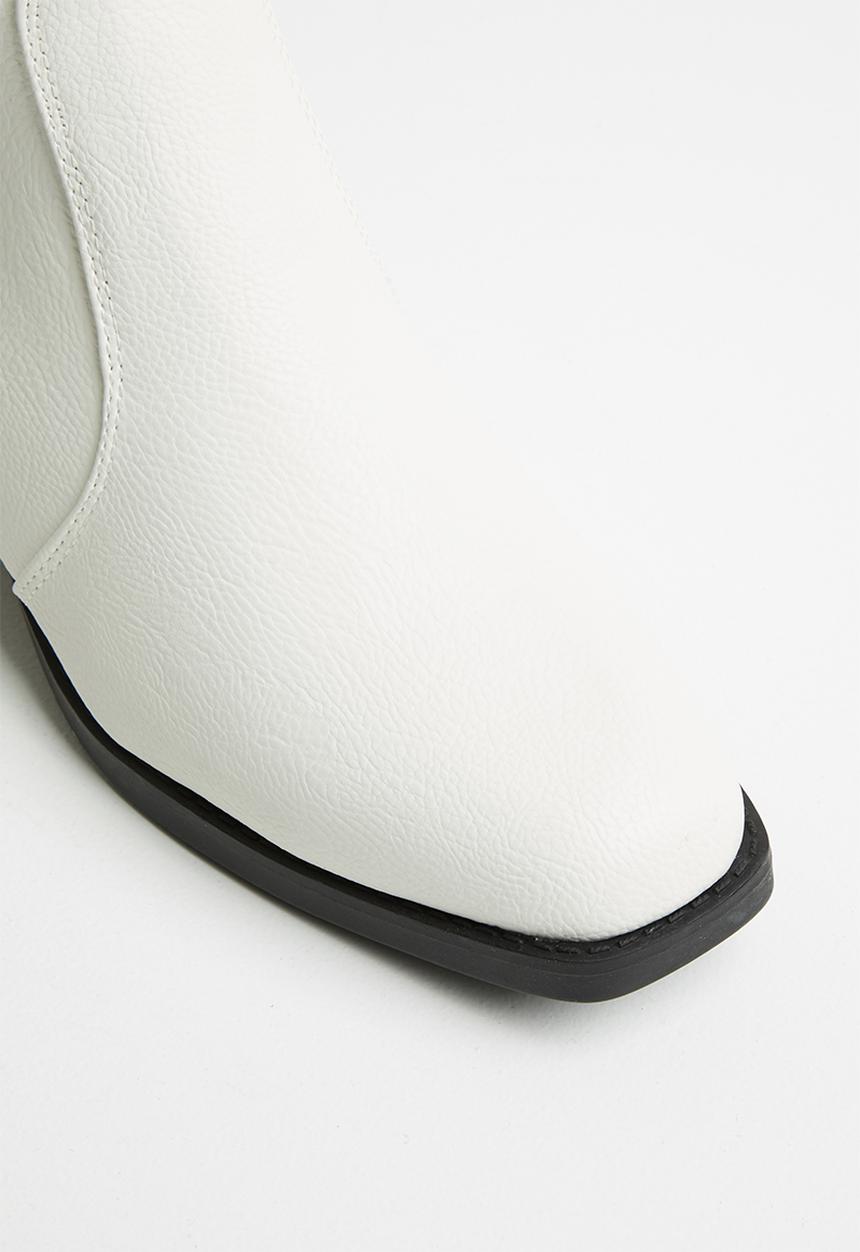 Cotton On - Tessa western boot - white