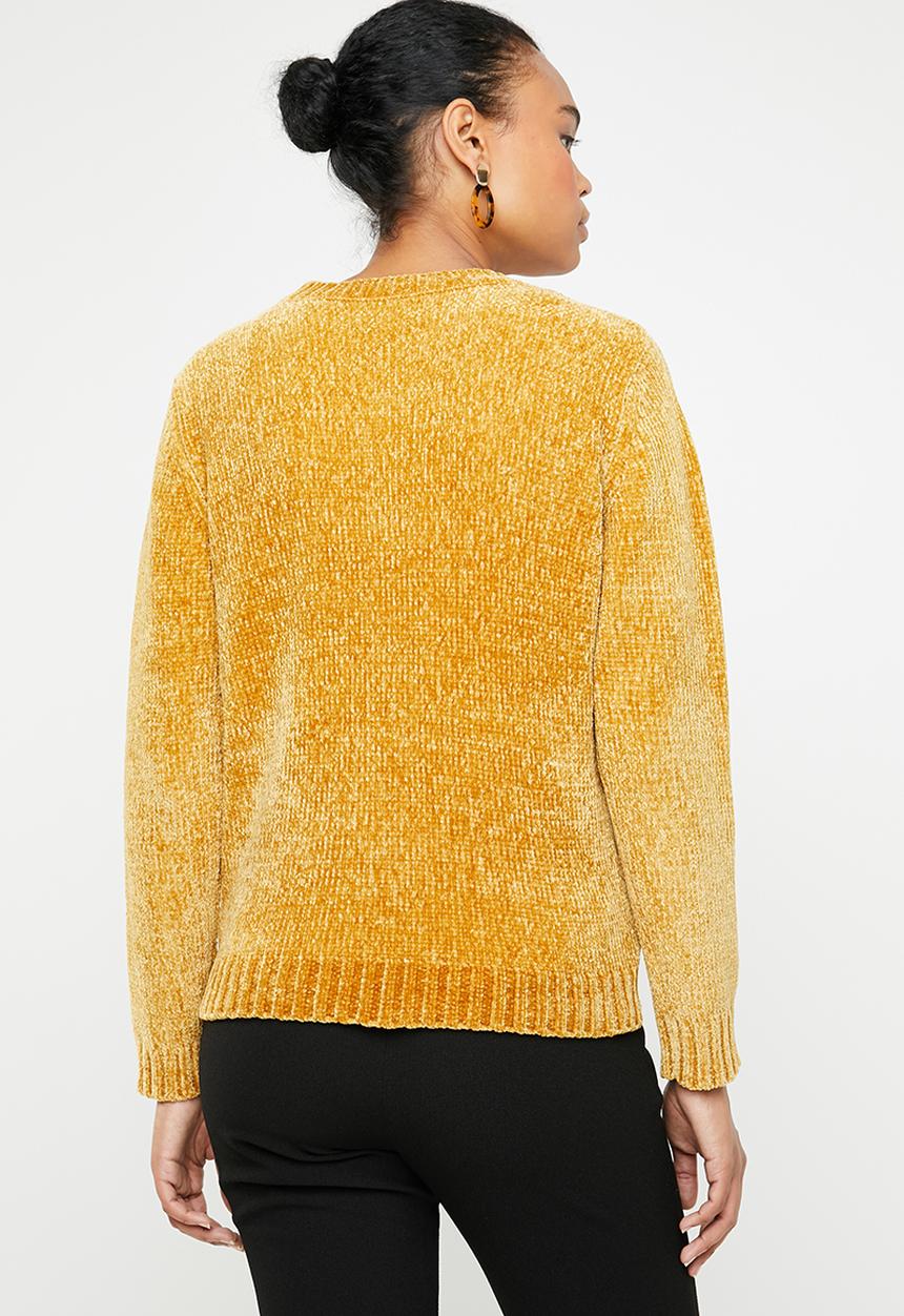 Jacqueline de Yong - Long sleeve pullover - gold