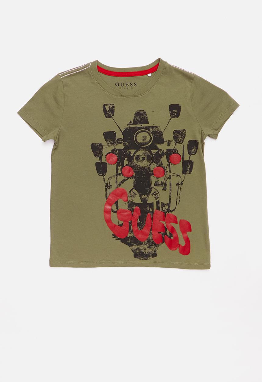GUESS - Short sleeve bike tee - green