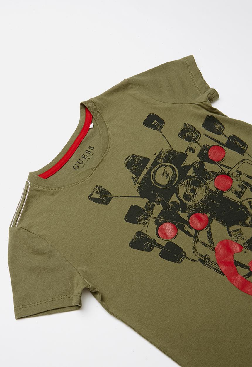 GUESS - Short sleeve bike tee - green