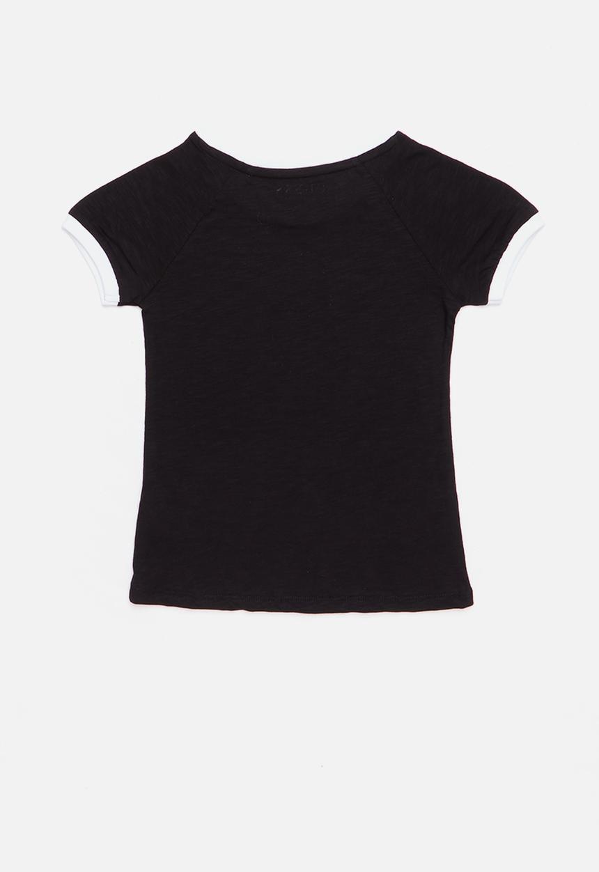 GUESS - Short sleeve tri tee - black