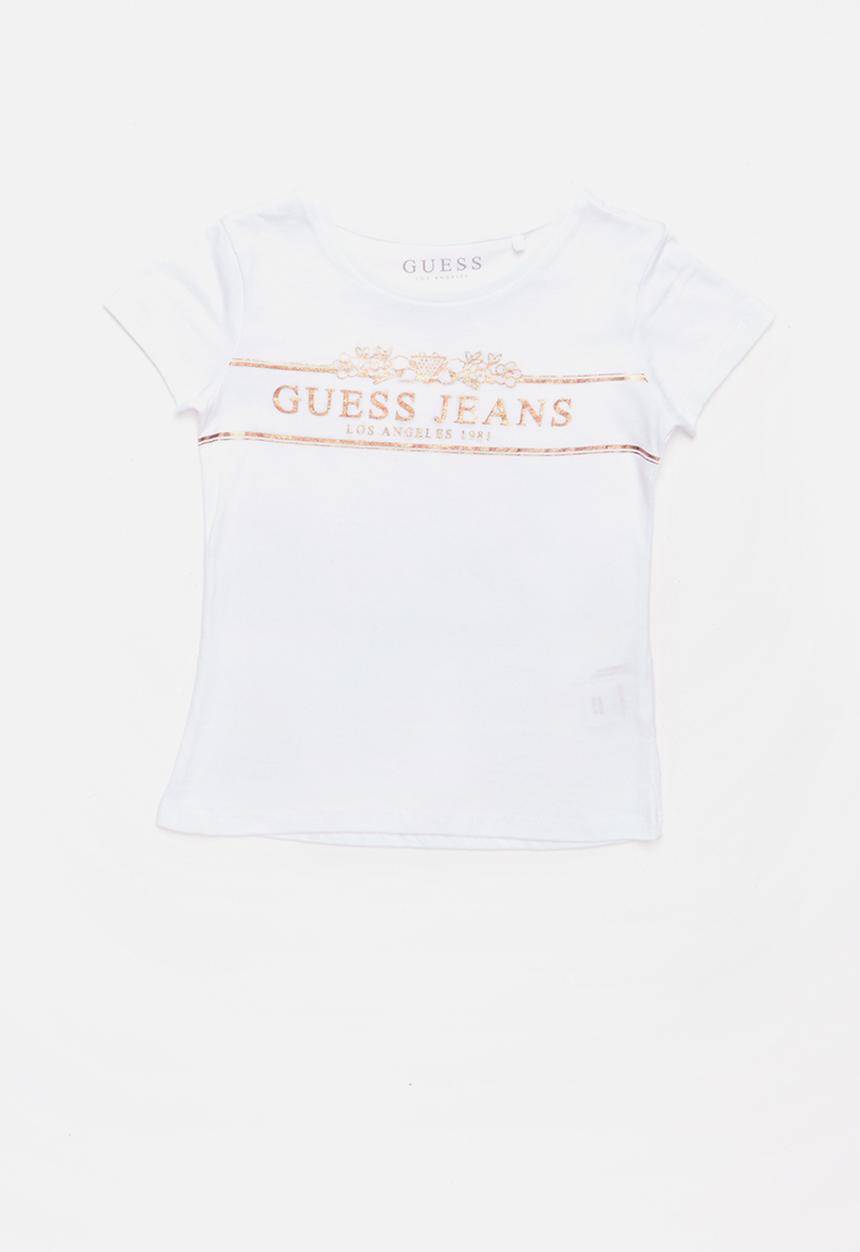 GUESS - Short sleeve royals tee - white 